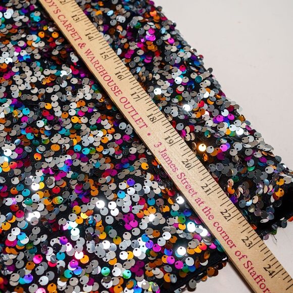 Inc International Concepts multi colored sequin top M womens party club NYE glam - Picture 5 of 5